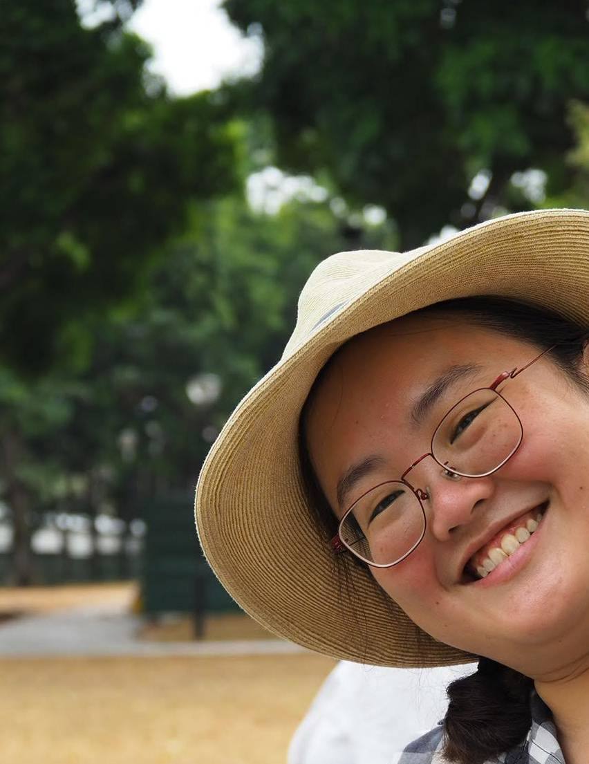 A member of BTPC smiling outdoors