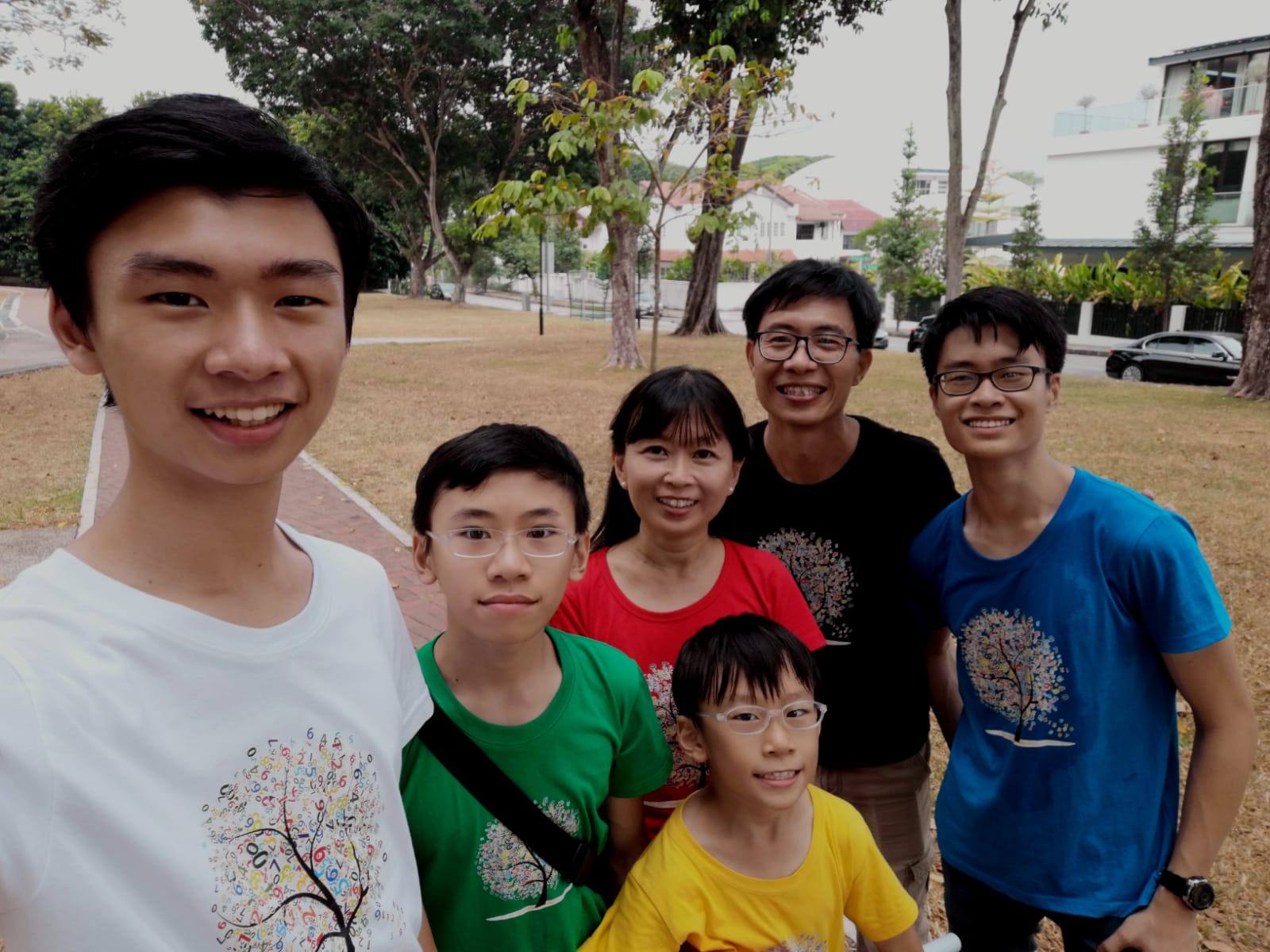 BTPC families together outdoors on a church outing